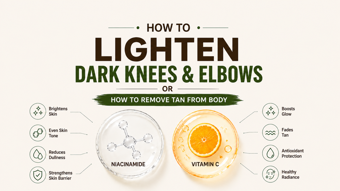 How to lighten dark knees and elbows