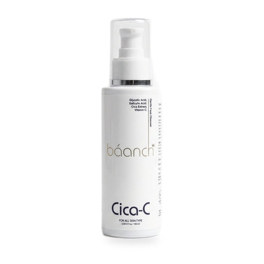 Baanch Cica-C Face Cleanser 100 ml pump bottle on a white background