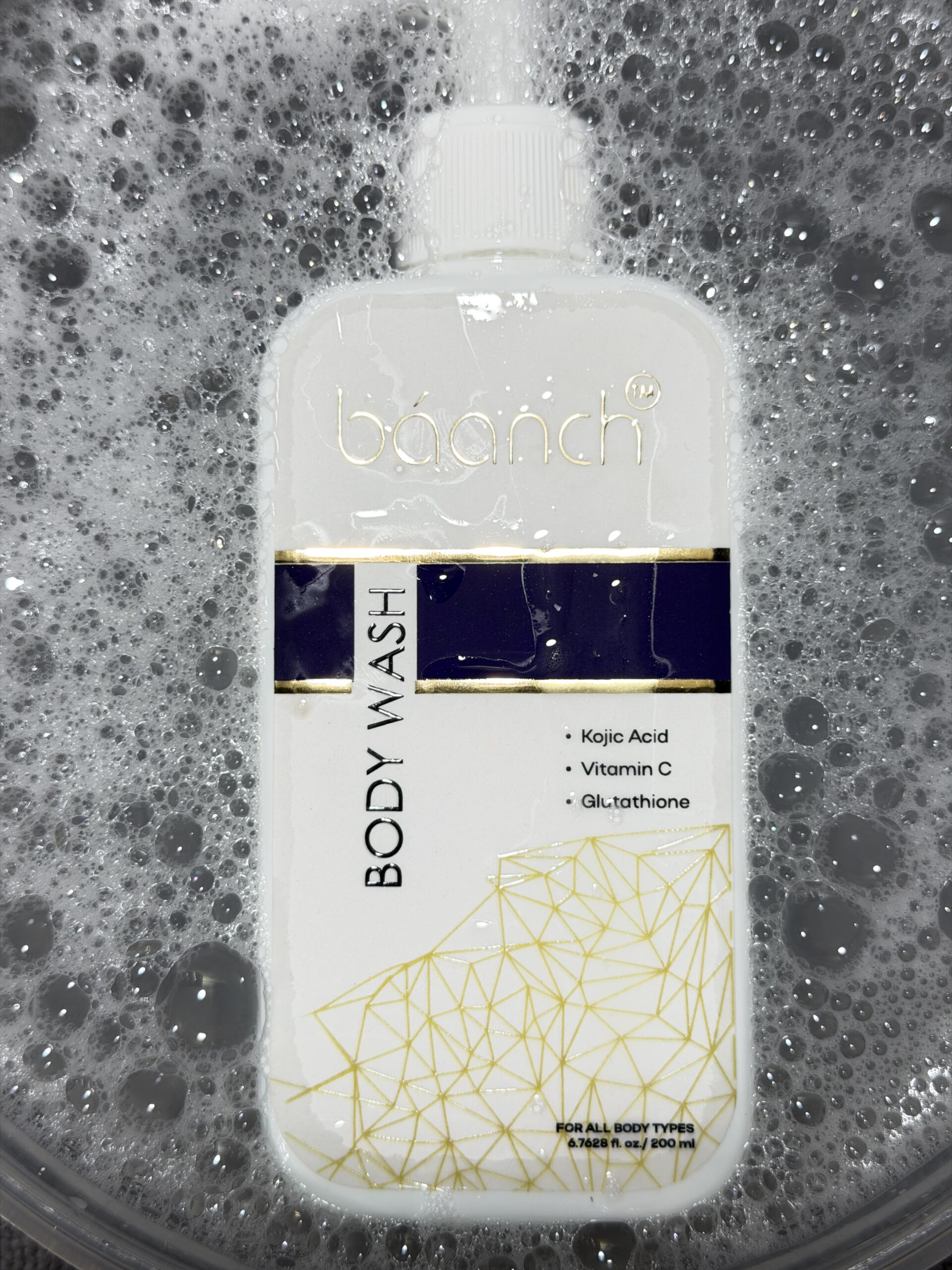 Baanch Body Wash | Vitamin C + Glutathione Best Brightening Cleanser-200 ml - Image 3