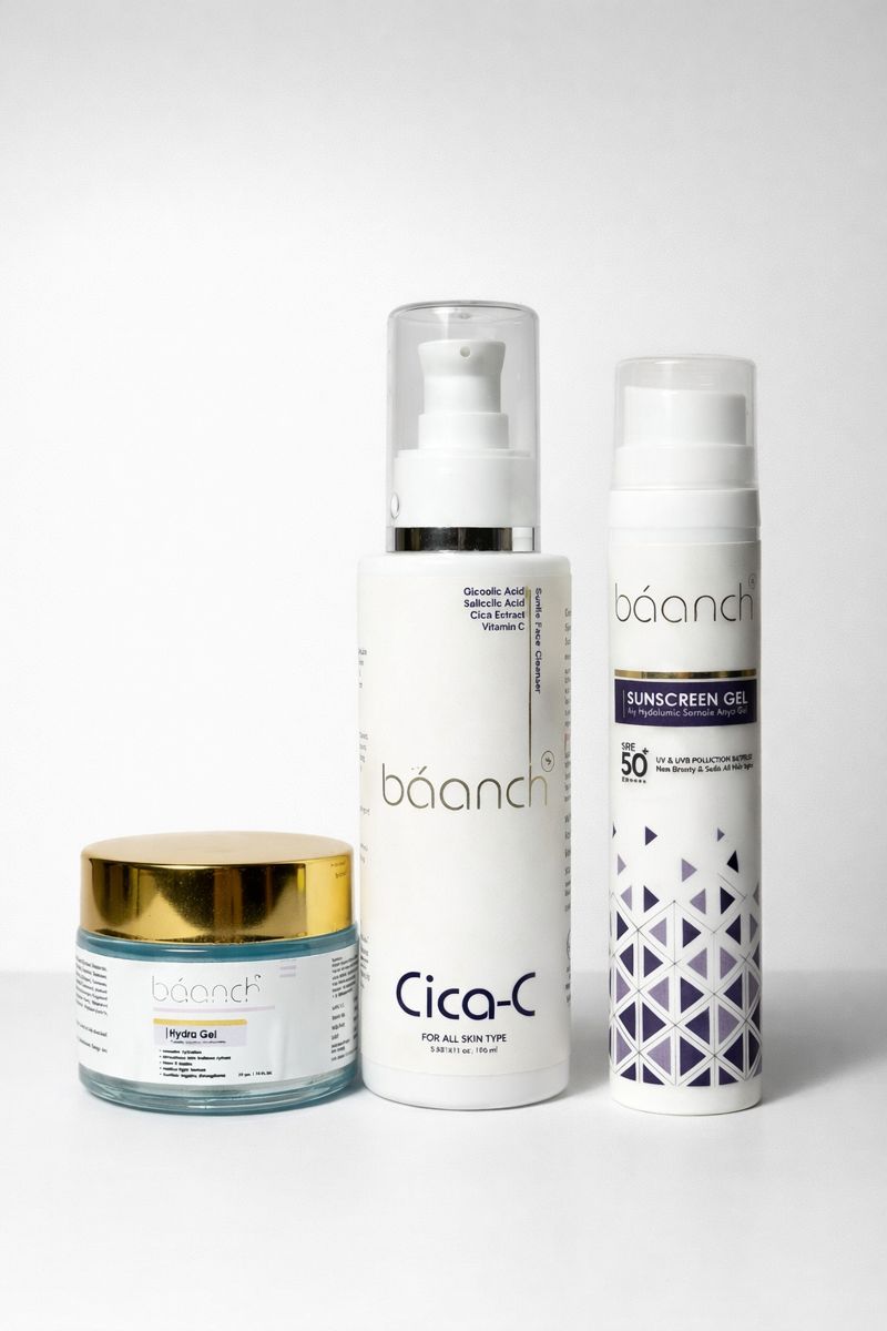 Baanch Men’s Daily Defence Combo for Oil Control & SPF50