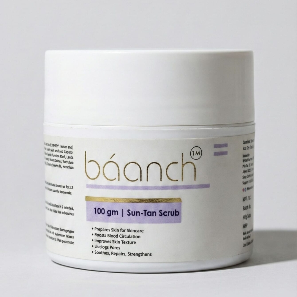 Baanch D-Tan Scrub | best Kojic Acid & Arbutin Tan Removal Face Scrub -100 gm