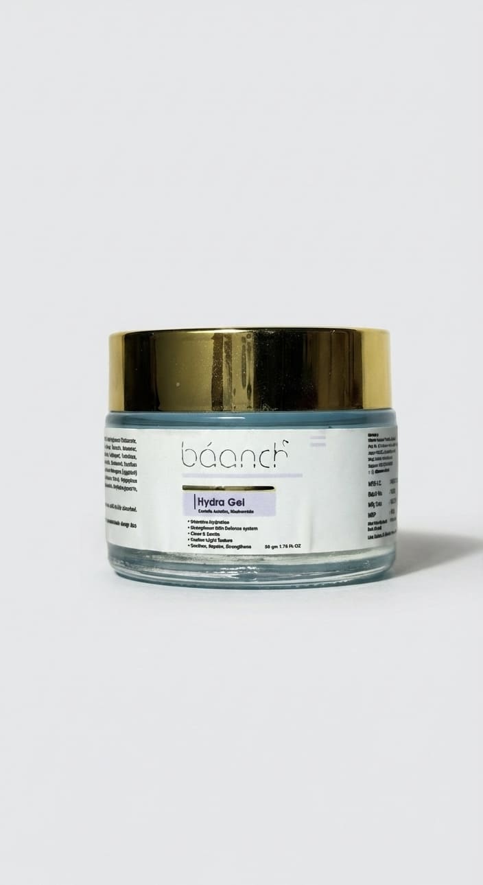 Baanch Hydra Gel Water Based Moisturizer for Fresh Hydration 50g